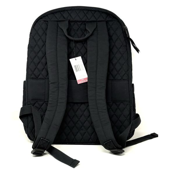 Vera Bradley Black Moonless Night Essential XL Extra Large Backpack Cotton NWT main image 15